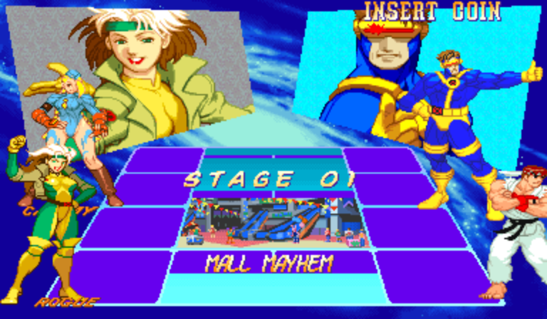 X-Men Vs. Street Fighter (Japan 961004) Screenthot 2
